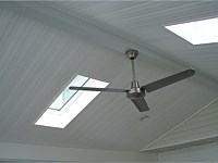 <b>Ceiling fans come in a wide variety of styles to suit the most discriminating decorator. We install the ceiling fan outlet, you choose the fan. Adding skylights is a great way to increase natural light.</b>